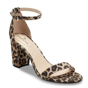 NWT‎ Leopard Print Sandal Heel - 8.5
